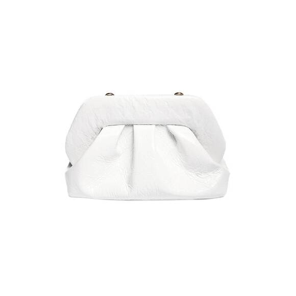 NEW THEMOIRÈ women\'s tia pineapple clutch bag in shell